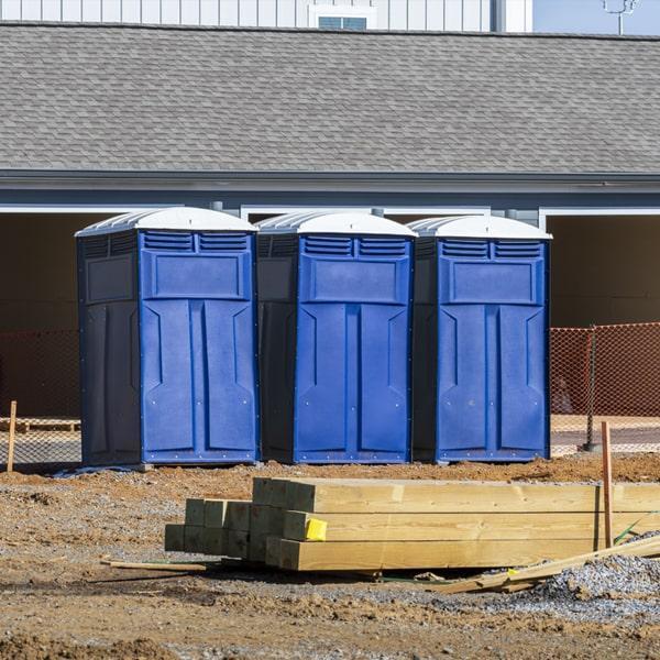 Heavy-duty construction site porta potty in Sherman, Texas